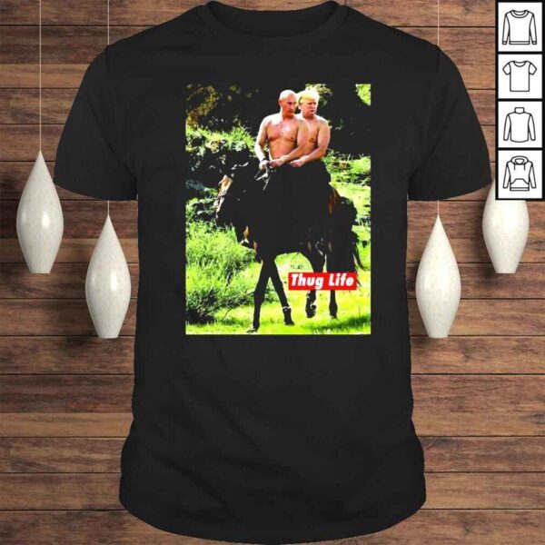 Russian Putin Riding A Horse With Donald Trump Shirt