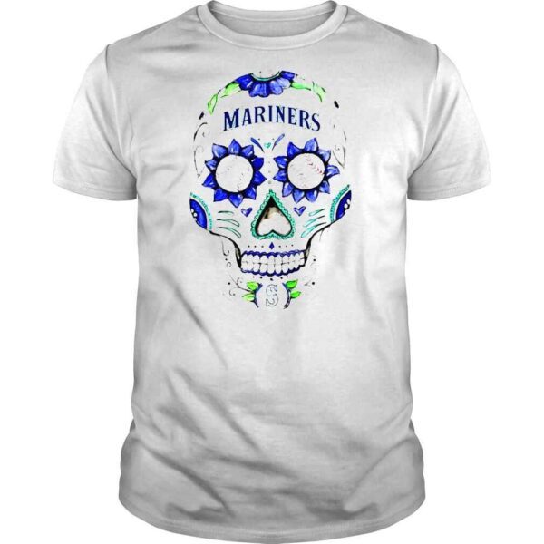 Seattle Mariners Tiny Infant Sugar Skull Tshirt