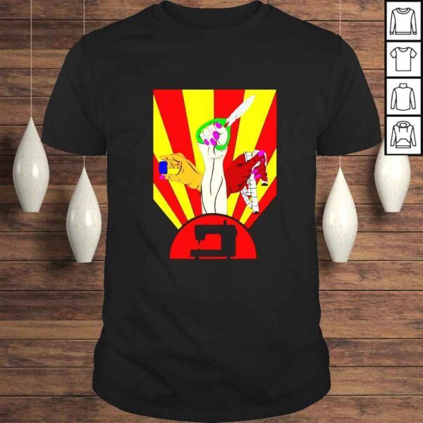 Sewing Propaganda poster shirt