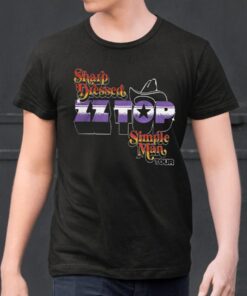 Sharp Dressed ZZ Top Simple Man Tour Shirt