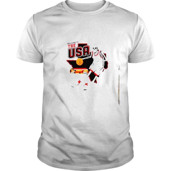 Skeleton Welcome To The USA shirt