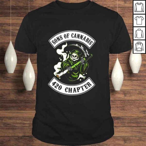 Skull Son of Cannabis 420 Chapter shirt