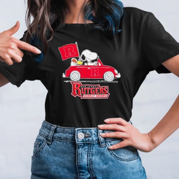 Snoopy Rutgers Scarlet Knights 2023 TShirt