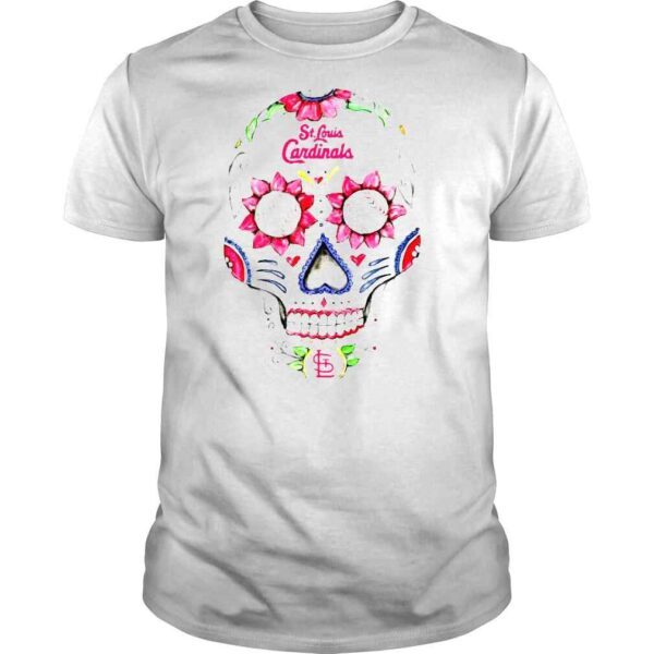 St Louis Cardinals Tiny Infant Sugar Skull Tshirt