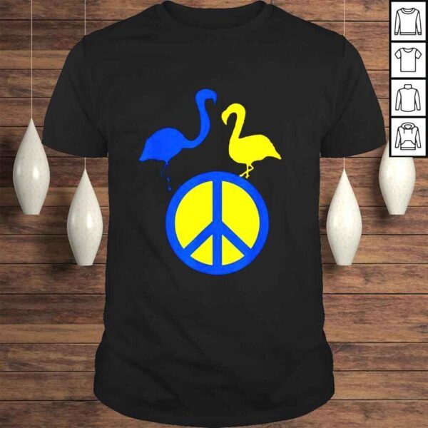 Stand with ukraine support ukraine peace in ukraine flamingo shirt