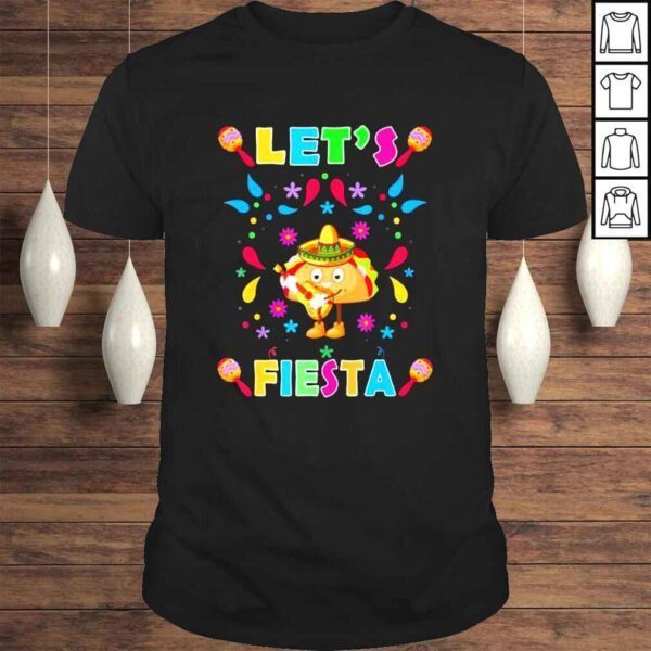 Tacosaurus Cinco De Mayo Mexico Guitar Let’s Fiesta Shirt