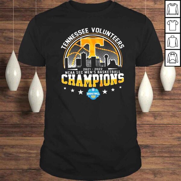 Tennessee Volunteers 20212022 NCAA Sec Mens Basketball Champions tshirt