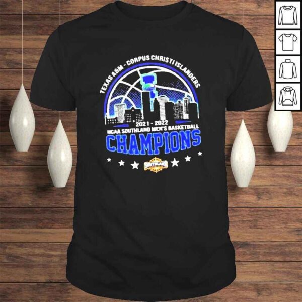 Texas AM Corpus Christi Islanders 20212022 Ncaa Southland Mens Basketball Champions New Shirt