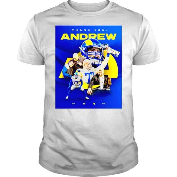 Thank You Andrew Whitworth Los Angeles Rams shirt