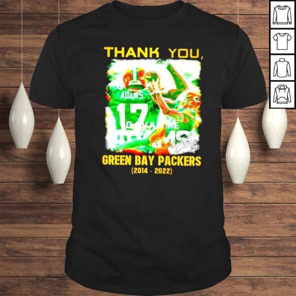 Thank You Davante Adams Green Bay Packers 20142022 Signatures Shirt