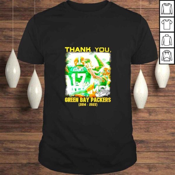 Thank You Davante Adams Green Bay Packers 20142022 Signatures TShirt