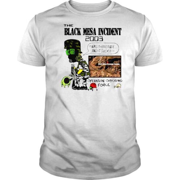 The Black Mesa Incident Bootleg Bart Style 2003 Operation Opposing Force Shirt