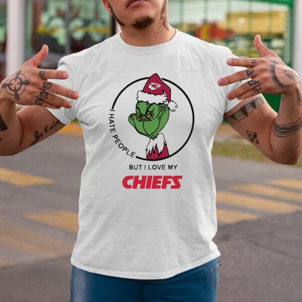 The Grinch I Hate People But I Love My Kansas City Chiefs T-Shirts