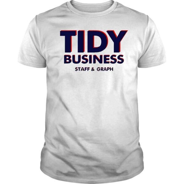 Tidy Business Staff And Graph T Shirt