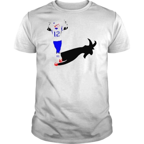 Tom Brady Goat Shadow TShirt