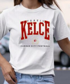 Travis Kelce 87 Kansas City Football TShirt