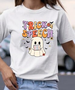 Trick Or Speech Halloween TShirt