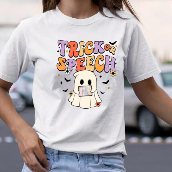 Trick Or Speech Halloween TShirt