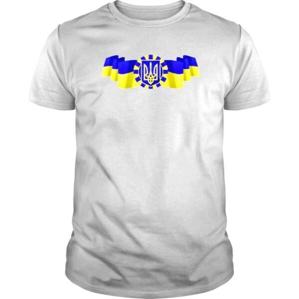 Ukrainian Coat Of Arms And National Flag Shirt Colin Abbott Zelensky