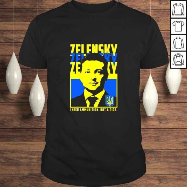 Volodymyr Zelensky Shirt Ukraine Ukrainian Flag Shirt TShirt