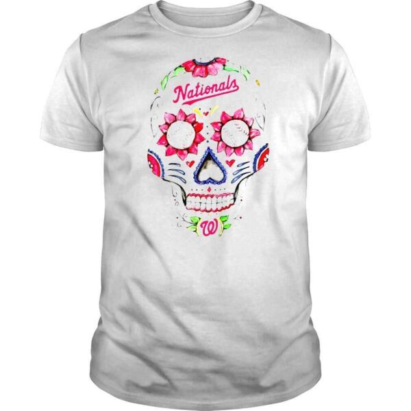 Washington Nationals Tiny Infant Sugar Skull Tshirt