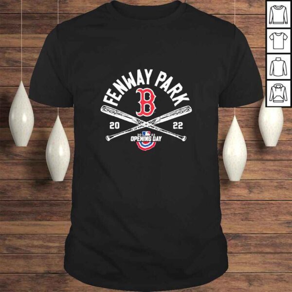 Will Middlebrooks Wearing Fenway Park 2022 Opening Day TShirt