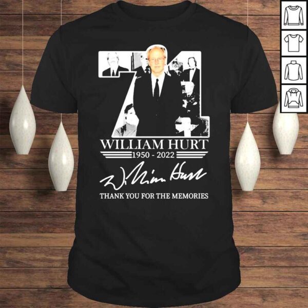 William Hurt 71 years Rip 19502022 signature shirt