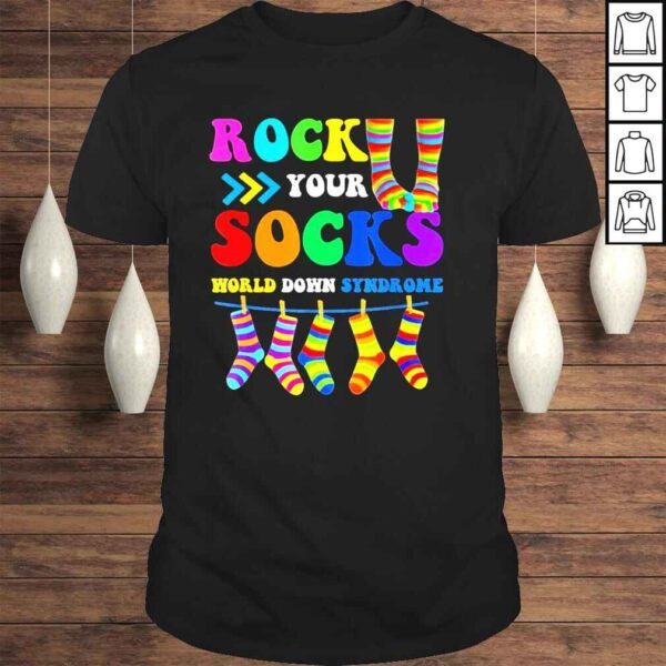 World Down Syndrome Day Awareness Rock Your Socks Tee Shirt