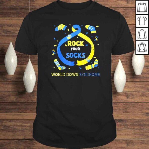 World Down Syndrome Day Rock Your Socks T21 Awareness Tee Shirt