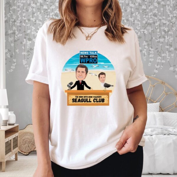 Wpro Gene The News With Gene Valicenti Seagull Club Shirt