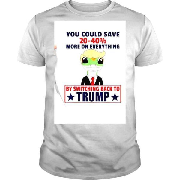 You Could Save 2040% More On Everything Back To Trump TShirt