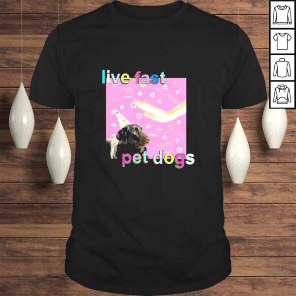 Zach Heltzel Live Fast Pet Dogs Robots With Rayguns TShirt