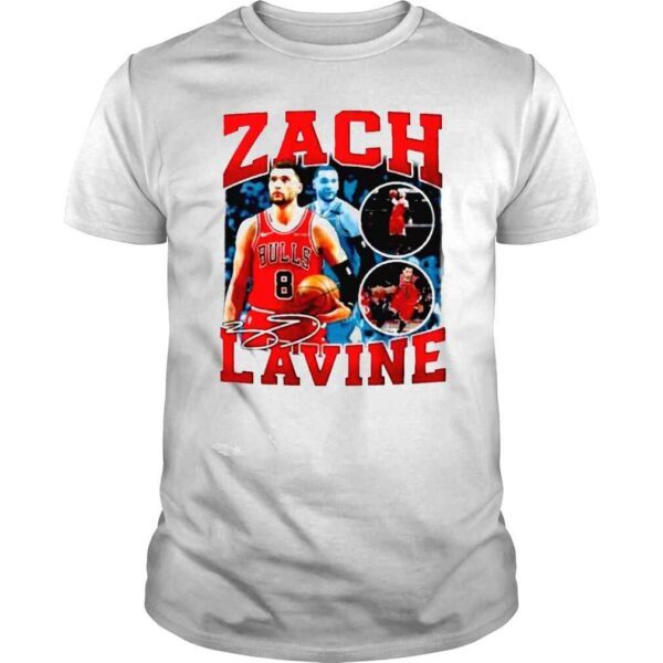 Zach Lavine Chicago Vintage Retro 80s 90s Bootleg shirt