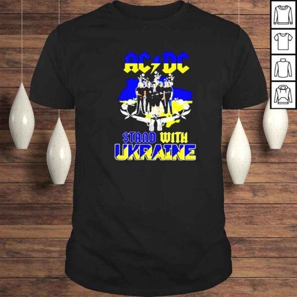 aC DC stand with Ukraine shirt