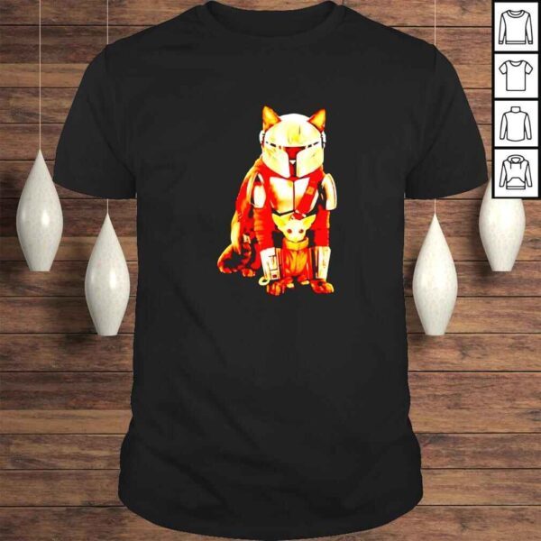 cat The Mandalorian shirt