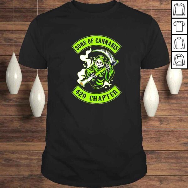 devil sons of cannabis 420 chapter shirt