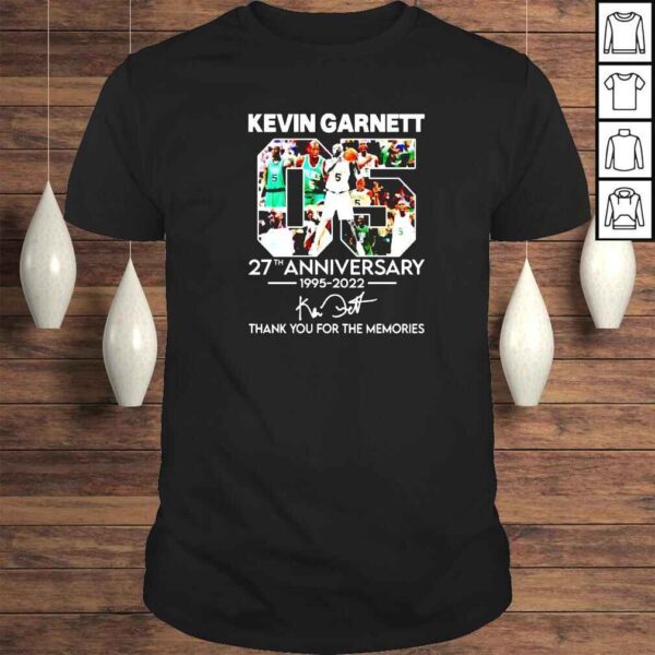 kevin Garnett 27th Anniversary 1995 2022 signature shirt