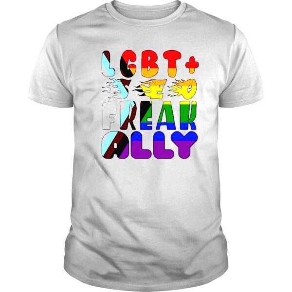 lGBT plus SEO freak ally shirt