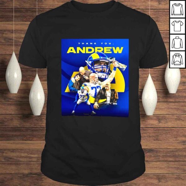 los angeles rams meter thank you andrew shirt