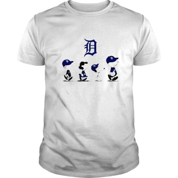 peanuts characters Detroit Tigers shirt