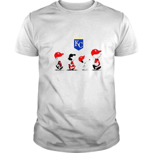 peanuts characters Kansas City Royals shirt