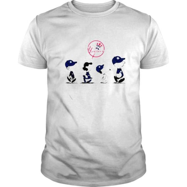 peanuts characters New York Yankees shirt