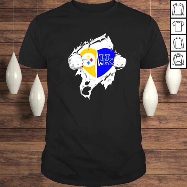 pittsburgh Steelers and Kentucky Wildcats inside me shirt