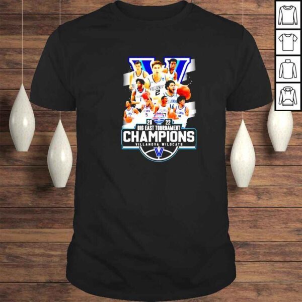 villanova Wildcats 2022 big east tournament champions shirt
