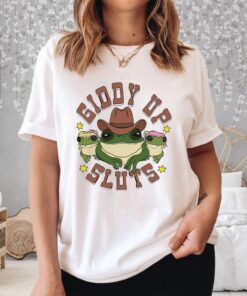 Cowboy Frog giddy up sluts Shirt