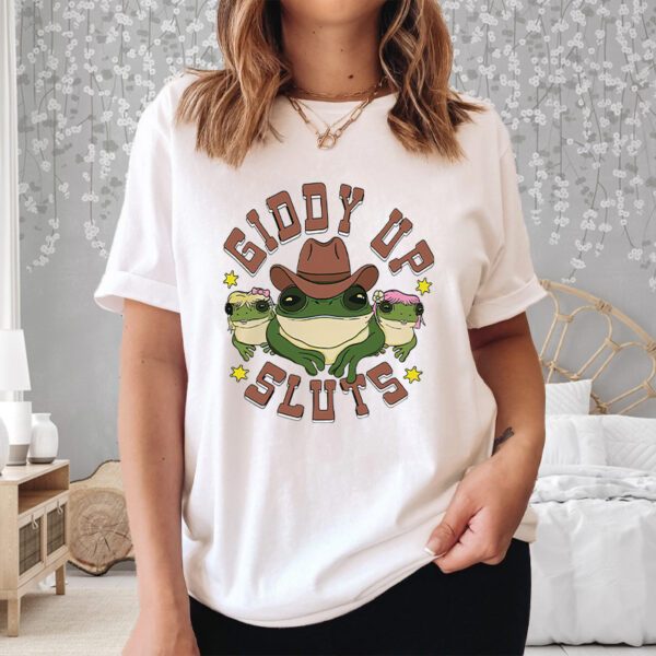 Cowboy Frog giddy up sluts Shirt