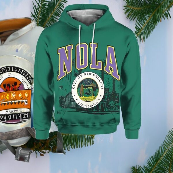 Damian Lillard Milwaukee Bucks NOLA Green Hoodie Shirts