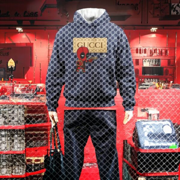 Deadpool Gucci Get The Bag Hoodie 3D Gift Unique For Men Women Gucci Disney Collection Hoodie