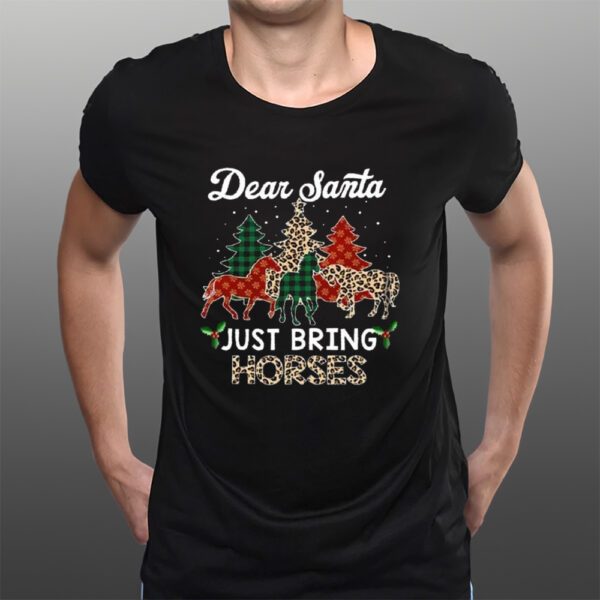 Dear Santa Just Bring Horses Sweat T-Shirts