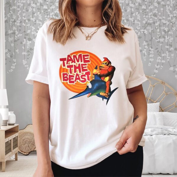 Donkey Kong Country Snes Promo Tame The Beast Shirt